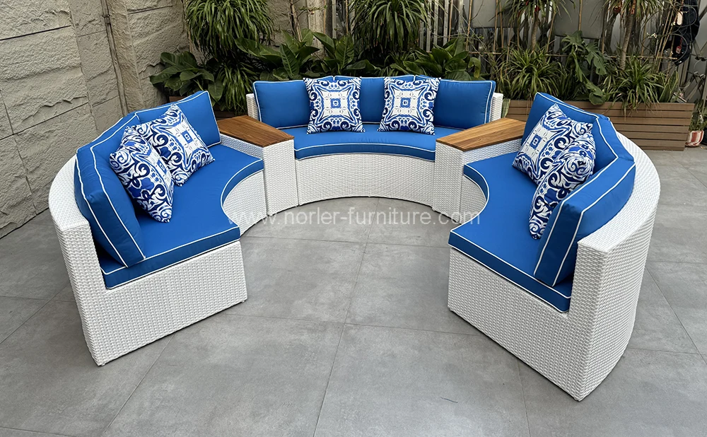 Customized outdoor Furniture PE Rattan sofa